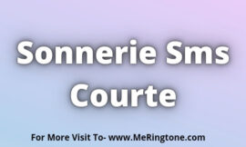 Sonnerie Sms Courte Download