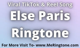 Else Paris Ringtone Download