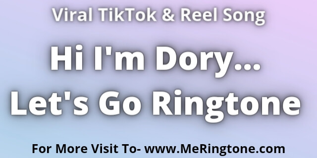 You are currently viewing Hi I’m Dory Ringtone Download