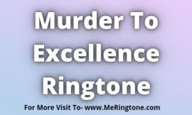 Murder To Excellence Ringtone Download