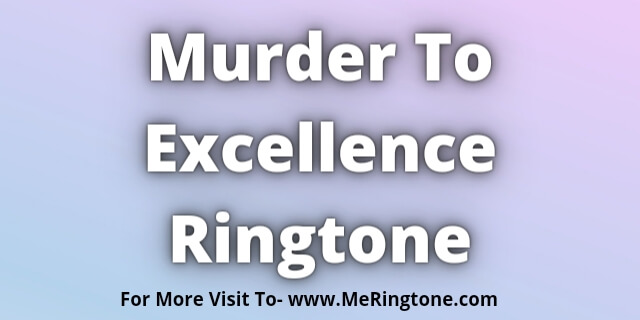 Read more about the article Murder To Excellence Ringtone Download