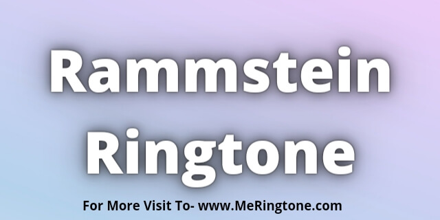 Read more about the article Rammstein Ringtone Download
