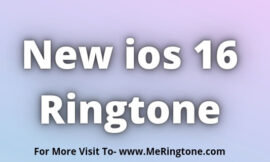 ios 16 Ringtone Download