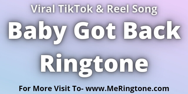 Read more about the article Baby Got Back Ringtone Download