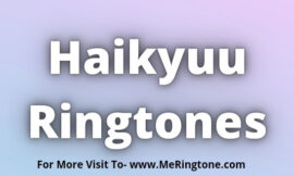 Haikyuu Ringtones Download