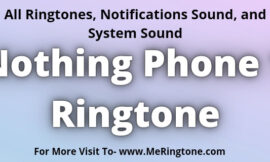 Nothing Phone 1 Ringtone Download