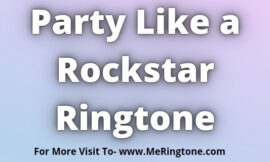 Party Like a Rockstar Ringtone Download