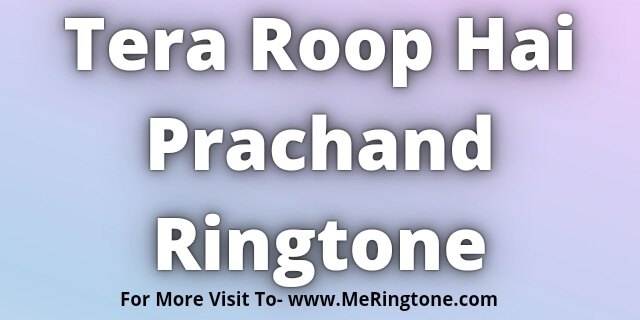 You are currently viewing Tera Roop Hai Prachand Ringtone Download