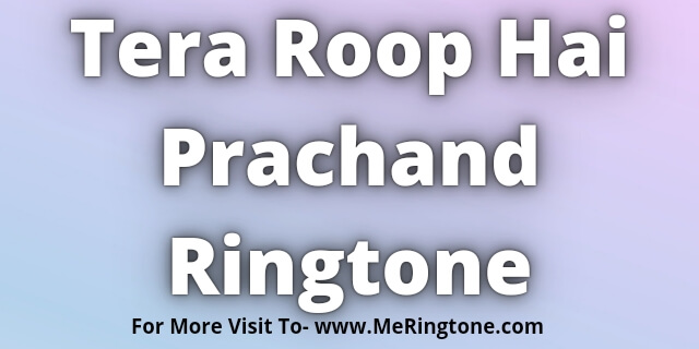 Read more about the article Tera Roop Hai Prachand Ringtone Download