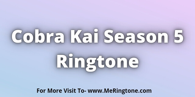 You are currently viewing Cobra Kai Season 5 Ringtone Download
