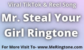 Mr. Steal Your Girl Ringtone Download