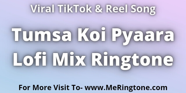 You are currently viewing Tumsa Koi Pyaara Lofi Mix Ringtone Download
