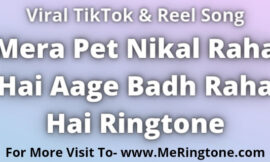 Mera Pet Nikal Raha Hai Aage Badh Raha Hai Ringtone Download