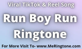 Run Boy Run Ringtone Download
