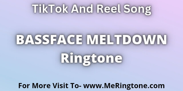 You are currently viewing BASSFACE MELTDOWN Ringtone Download