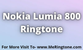 Nokia Lumia 800 Ringtone Download