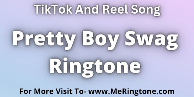 Read more about the article Pretty Boy Swag Ringtone Download