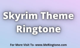 Skyrim Theme Ringtone Download