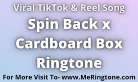 Spin Back x Cardboard Box Ringtone Download