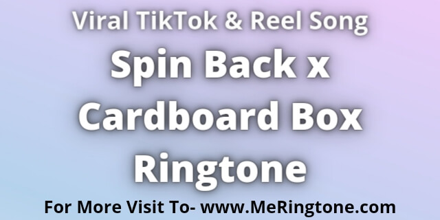 Read more about the article Spin Back x Cardboard Box Ringtone Download