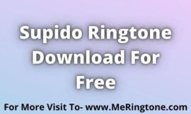 Supido Ringtone Download For Free