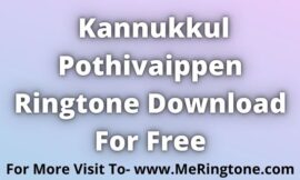 Kannukkul Pothivaippen Ringtone Download For Free