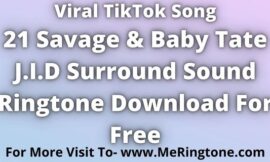21 Savage & Baby Tate JID Surround Sound Ringtone