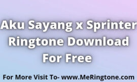 Aku Sayang x Sprinter Ringtone Download For Free