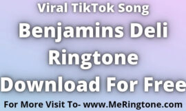 TikTok Song Benjamins Deli Ringtone Download For Free