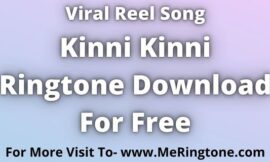 Kinni Kinni Ringtone Download For Free