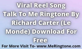 Talk To Me Ringtone Download For Free