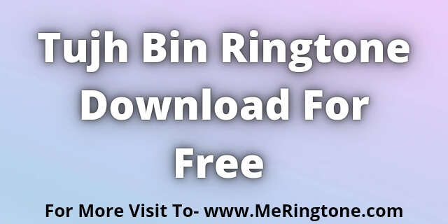 You are currently viewing Tujh Bin Ringtone Download For Free | instrumental Version