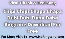 Chipi Chipi Chapa Chapa Ringtone Download For Free