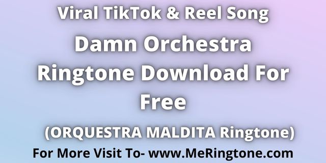 Read more about the article Damn Orchestra Ringtone Download For Free