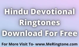 Hindu Devotional Ringtones Download For Free