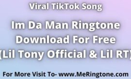 Im Da Man Ringtone Download For Free