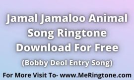 Jamal Jamaloo Ringtone Download For Free