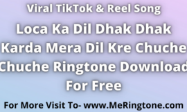 Loca Ka Dil Dhak Dhak Karda Ringtone Download For Free