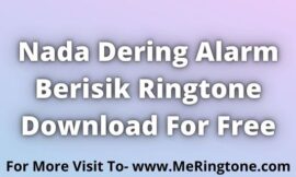 Nada Dering Alarm Berisik Download For Free