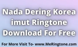 Download Nada Dering Korea imut Ringtone For Free