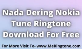 Nada Dering Nokia Tune Ringtone Download For Free