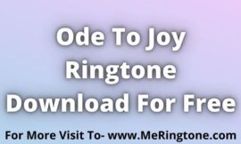 Ode To Joy Ringtone Download For Free