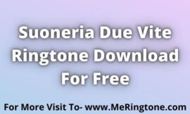 Suoneria Due Vite Ringtone Download For Free
