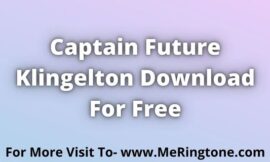 Captain Future Klingelton Download For Free