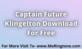 Captain Future Klingelton Download For Free