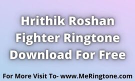 Fighter Ringtone Download For Free