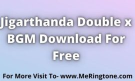 Jigarthanda Double x BGM Download For Free