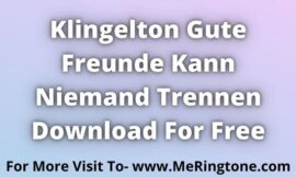 Klingelton Gute Freunde Kann Niemand Trennen Download For Free