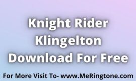 Knight Rider Klingelton Download For Free