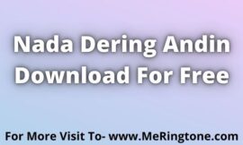 Nada Dering Andin Download For Free